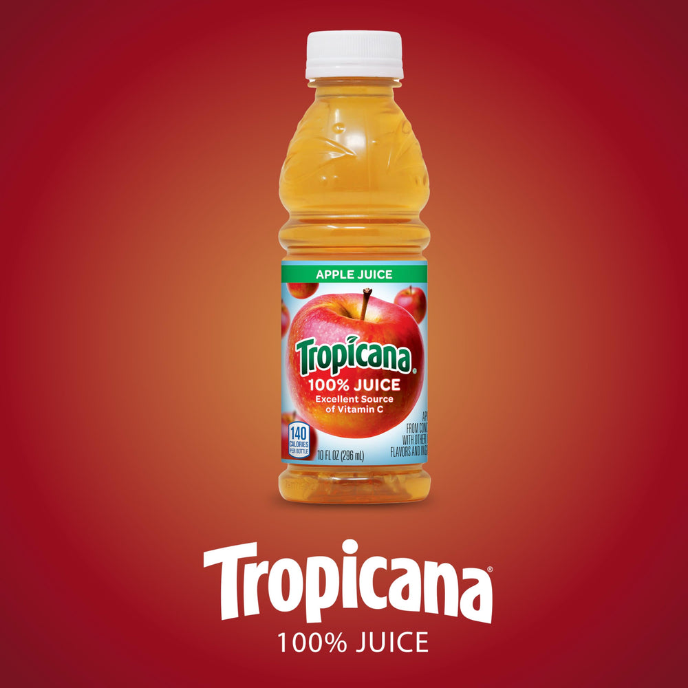 Morning routine with Tropicana Apple Juice for quick hydration