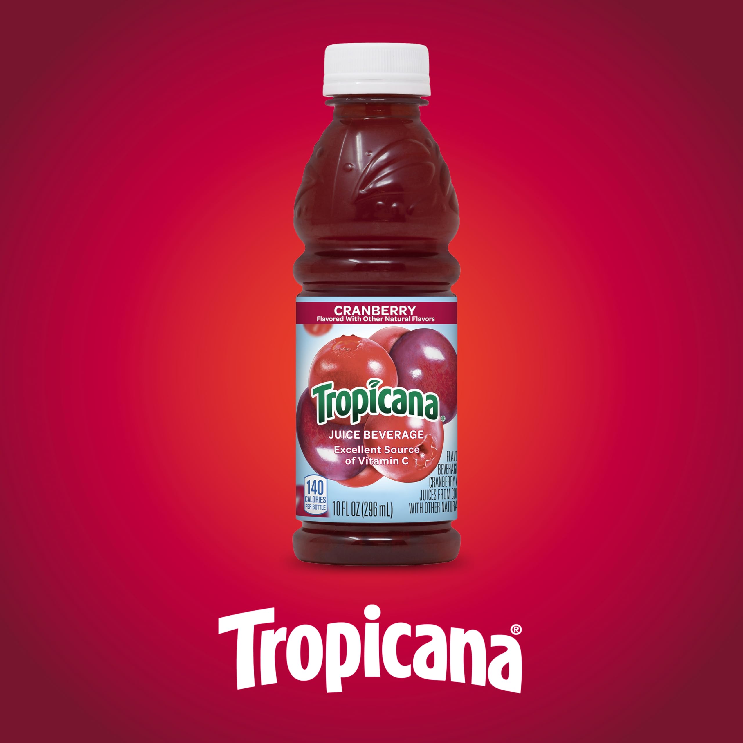 Tropicana Cranberry Juice 24-pack box ready for delivery.