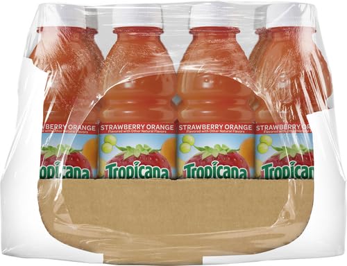 Tropicana family-friendly 10oz bottles for shared breakfasts.