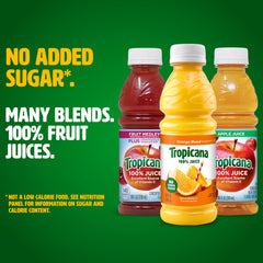Tropicana fruit medley 10oz bottle, refreshing mixed-fruit taste.