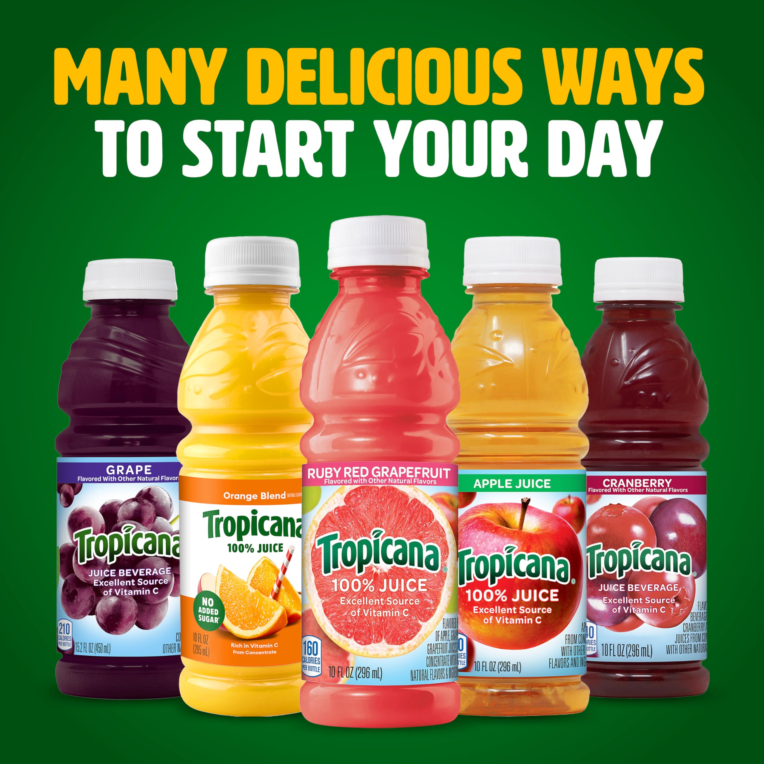 Tropicana Ruby Red Grapefruit juice in the refrigerator display