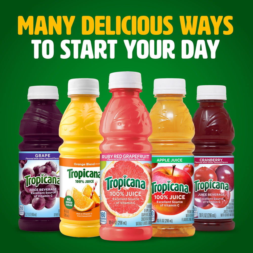 Tropicana Ruby Red Grapefruit juice in the refrigerator display