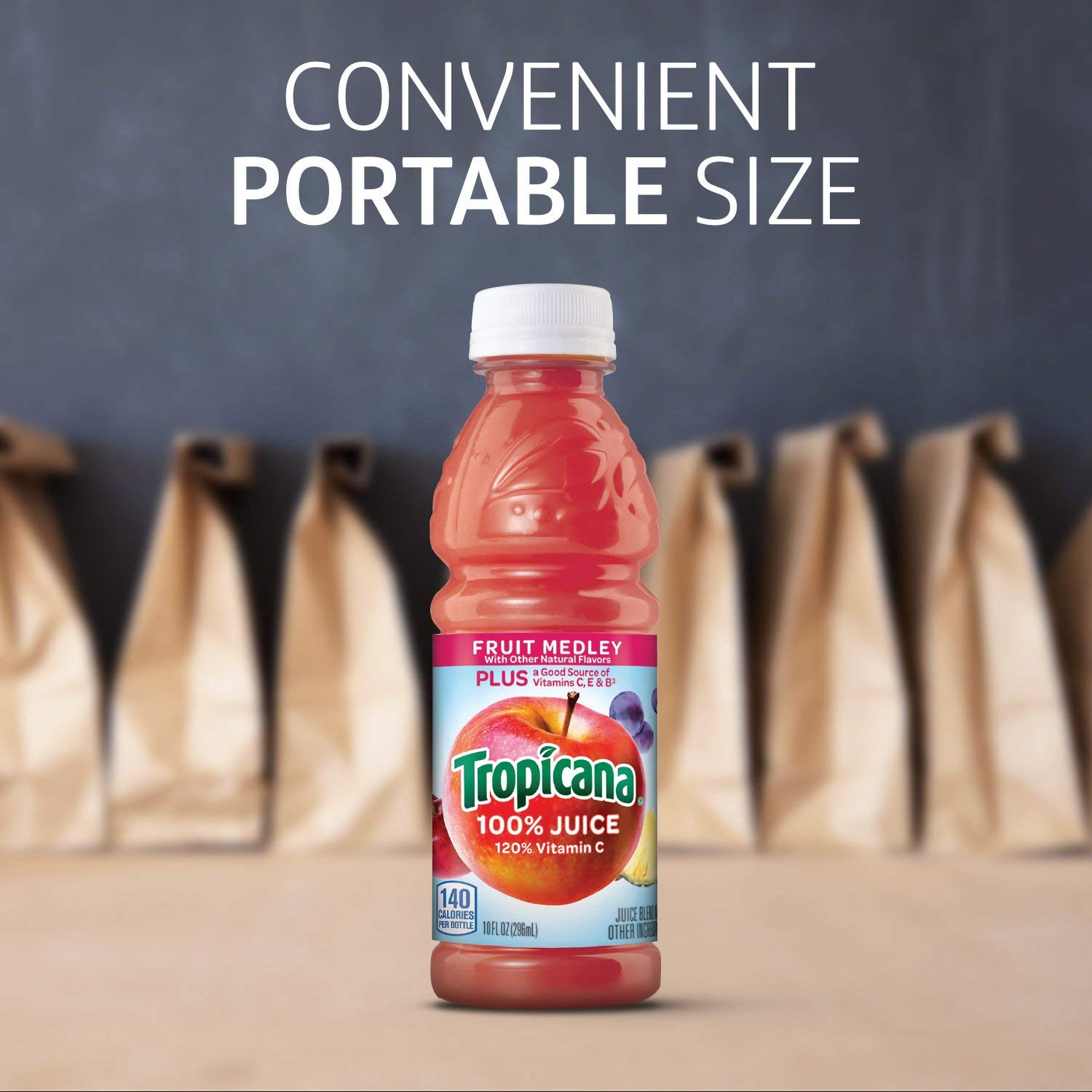 Tropicana juice rich in vitamins C, B, and E for daily wellness