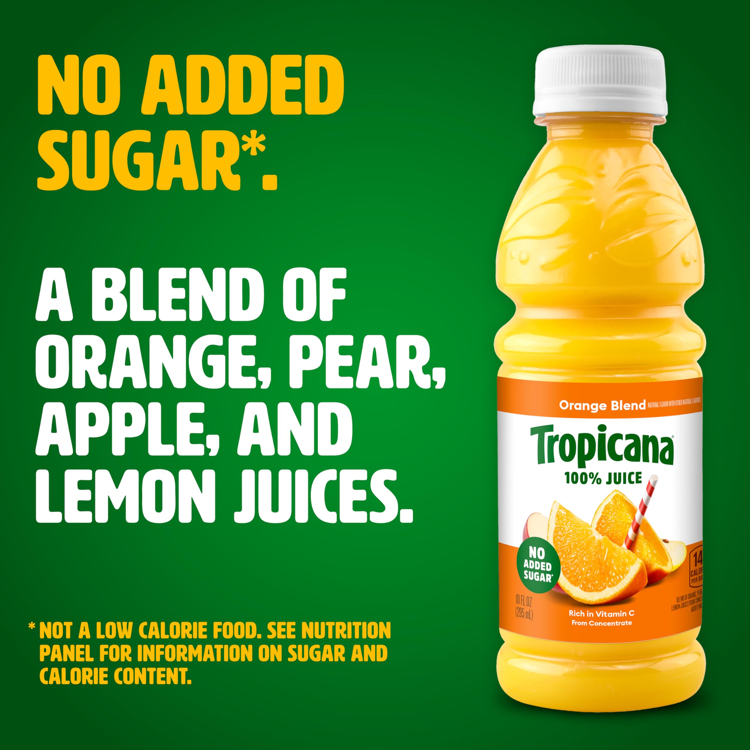 Tropicana Vitamin C rich juice emphasizes nutrition content
