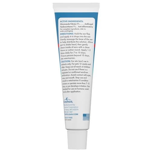 TropiClean HomeVet ear drops easy daily care for dogs.