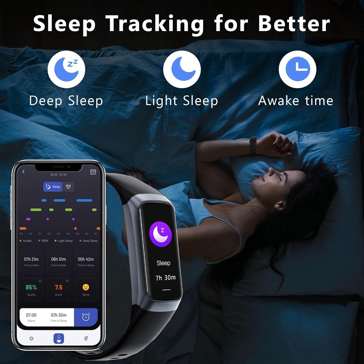 TROTY logs steps and calories in the Keep Health app for easy review.