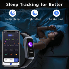 TROTY logs steps and calories in the Keep Health app for easy review.