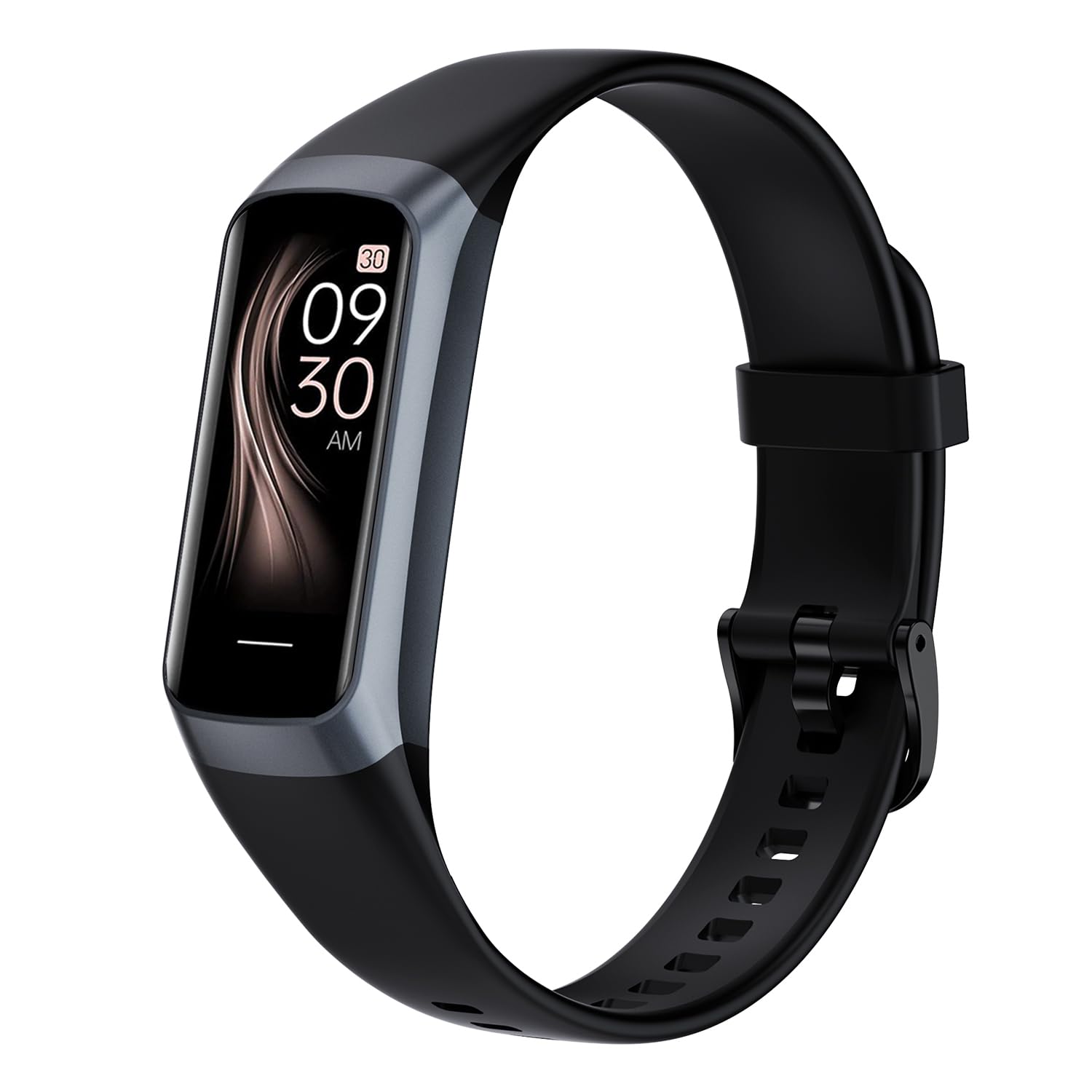 TROTY fitness tracker shows HR, O2, and sleep data for daily wellness.