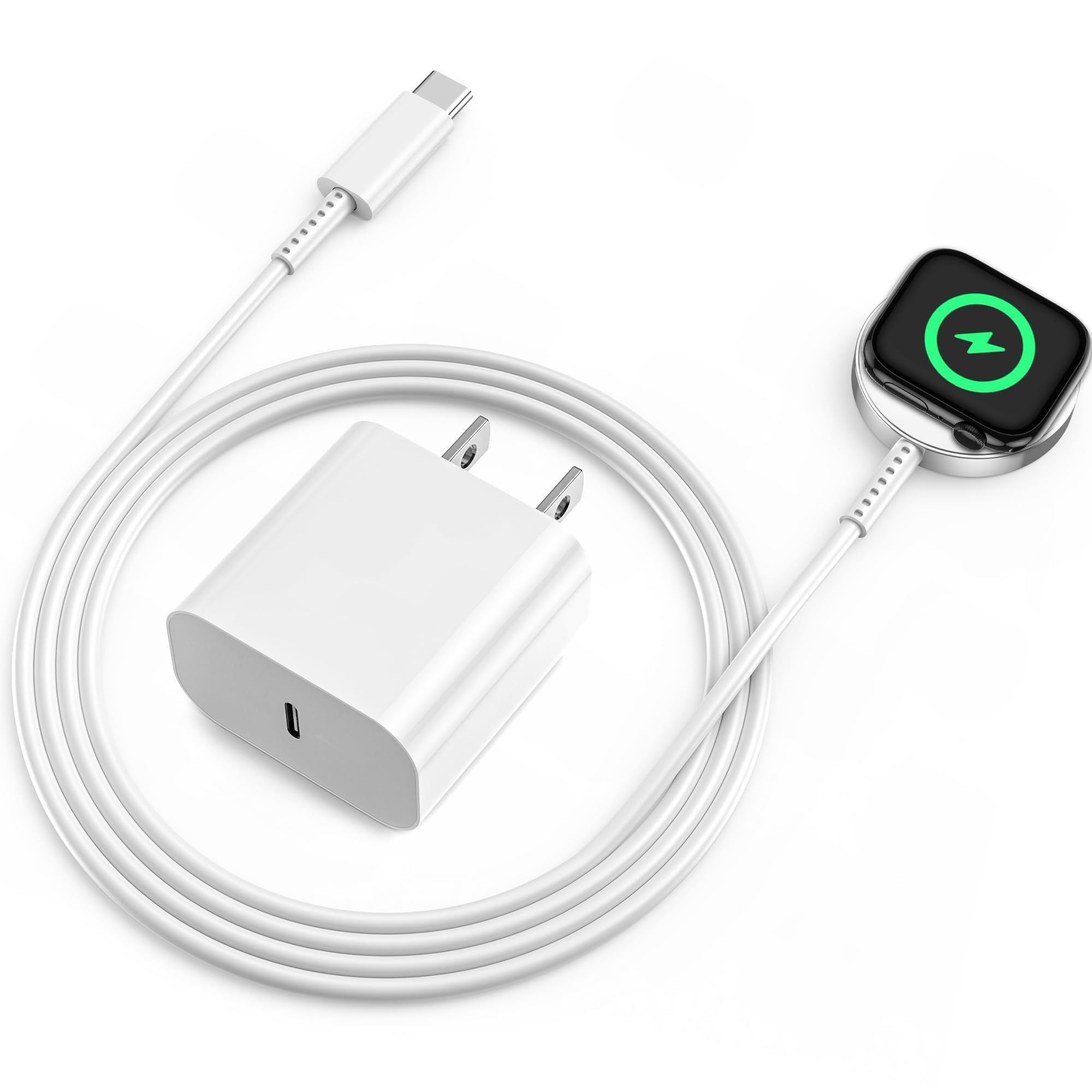 TRPYD Apple Watch charger with magnetic adsorption for precise alignment.