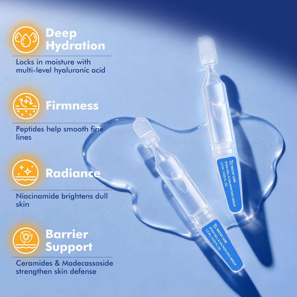 TRSTAY LUXE hyaluronic acid serum ampoule for multi-layer hydration