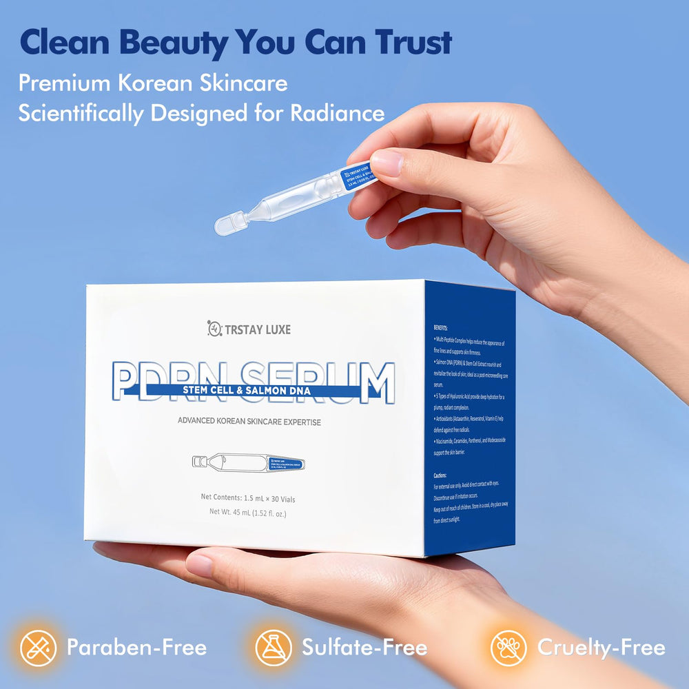 TRSTAY LUXE niacinamide ceramides panthenol serum strengthens barrier