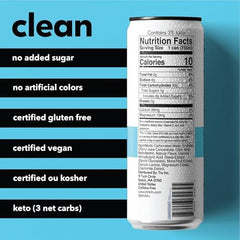 Tru Calming Drink Cherry Berry can pour showcases caffeine-free real fruit flavor.