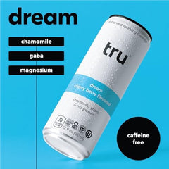 Tru Calming Drink seven-simple-ingredients label emphasizes clean, natural sweetness.