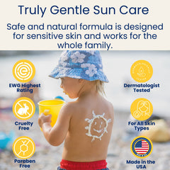 Eco-friendly recyclable packaging of TruKid sunscreen