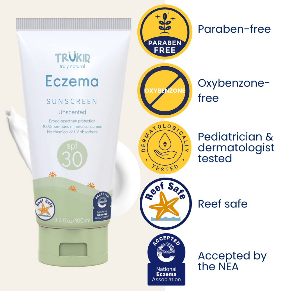 Fragrance-free TruKid sunscreen suitable for babies and toddlers