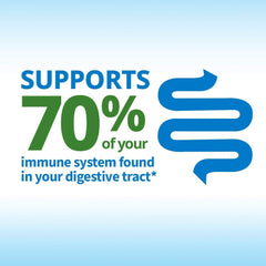 TruBiotics label packaging emphasizes dairy-free, immune-friendly formula.