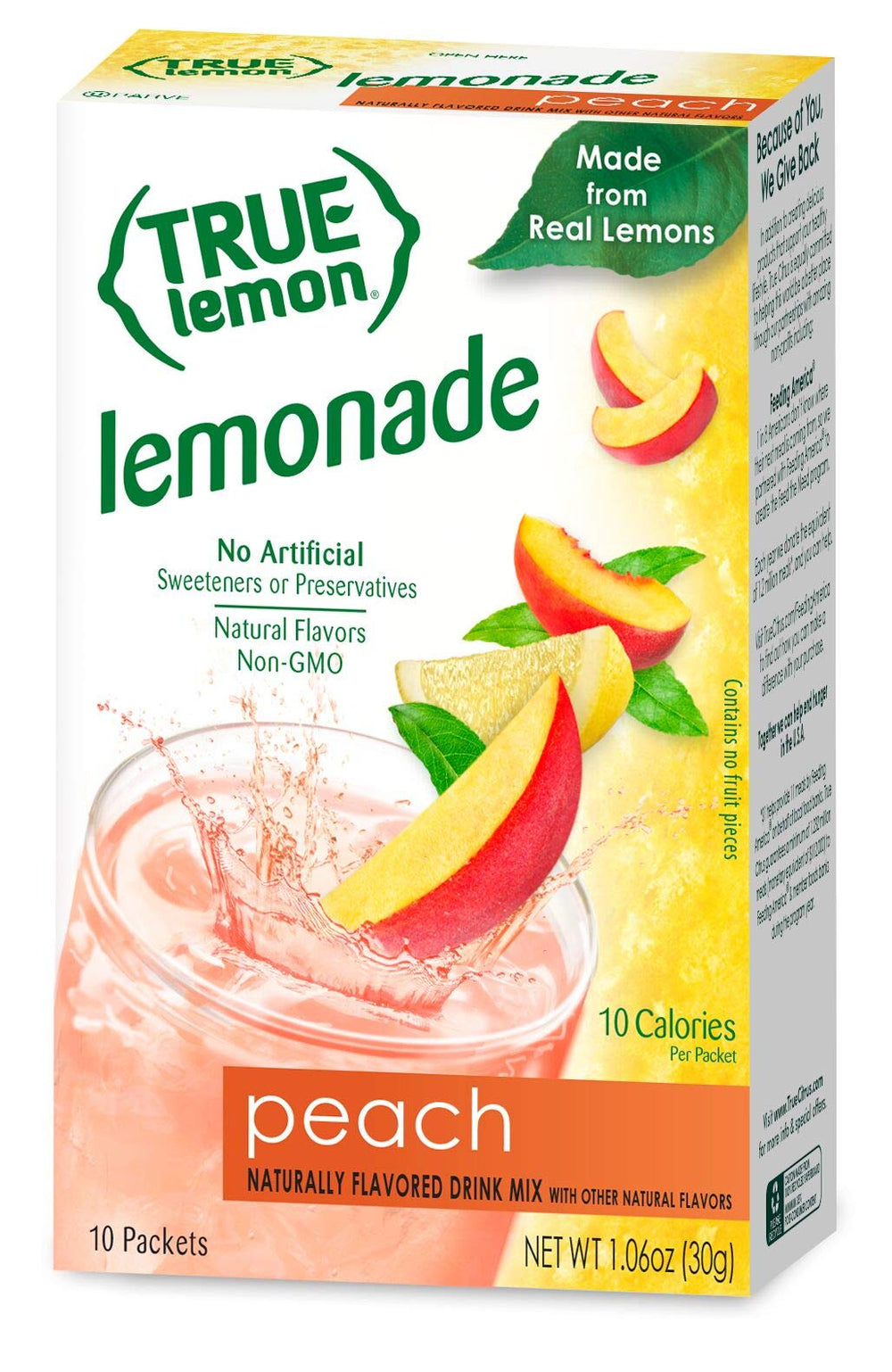 True Citrus original lemonade packet for a classic citrus note.