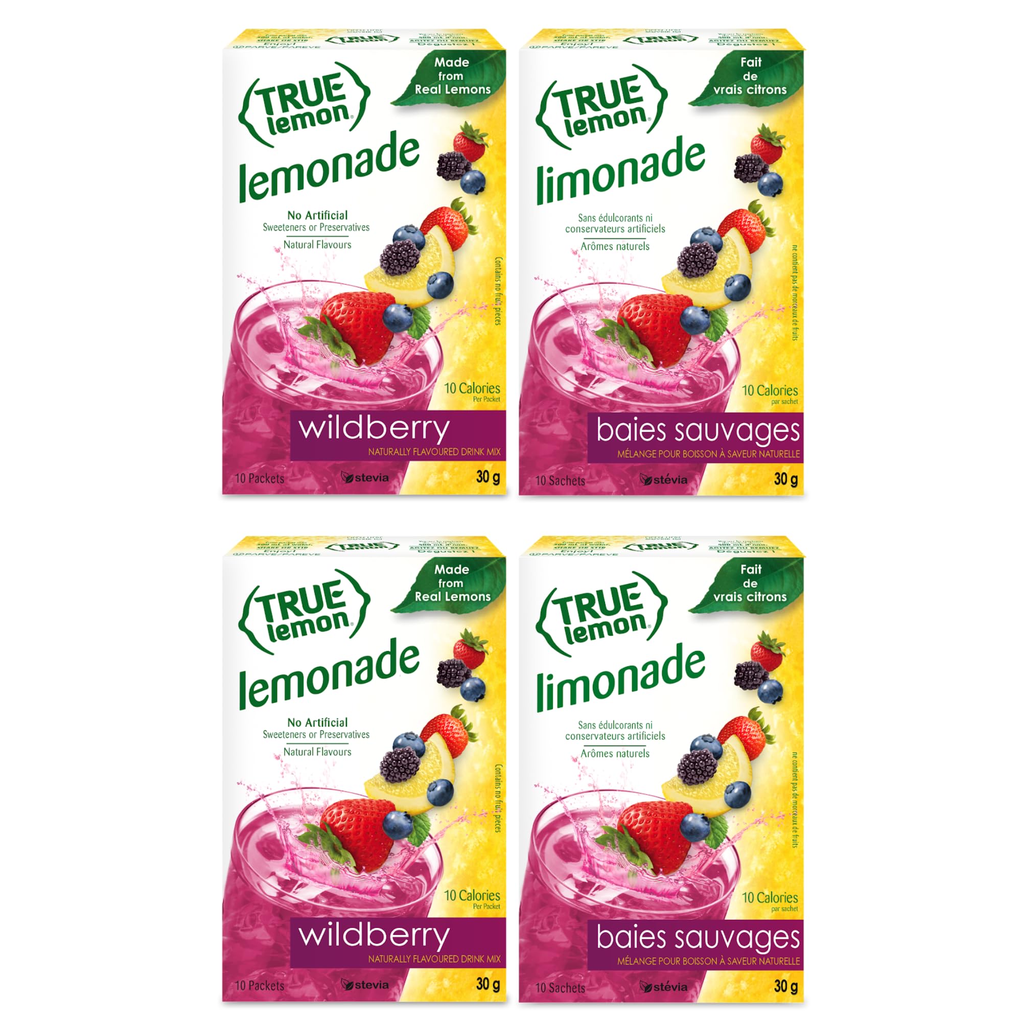 True Citrus Wildberry Lemonade pack shown for on-the-go hydration.