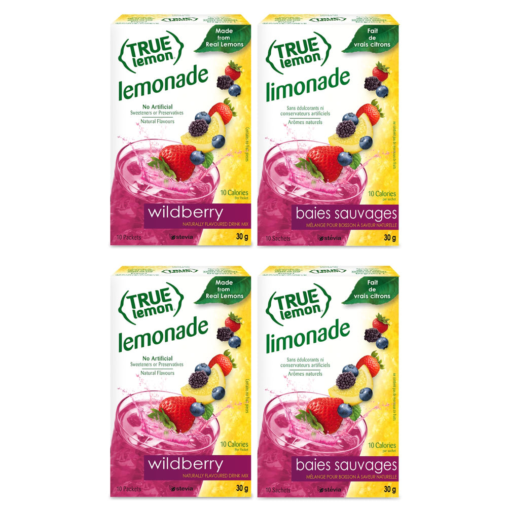 True Citrus Wildberry Lemonade pack shown for on-the-go hydration.
