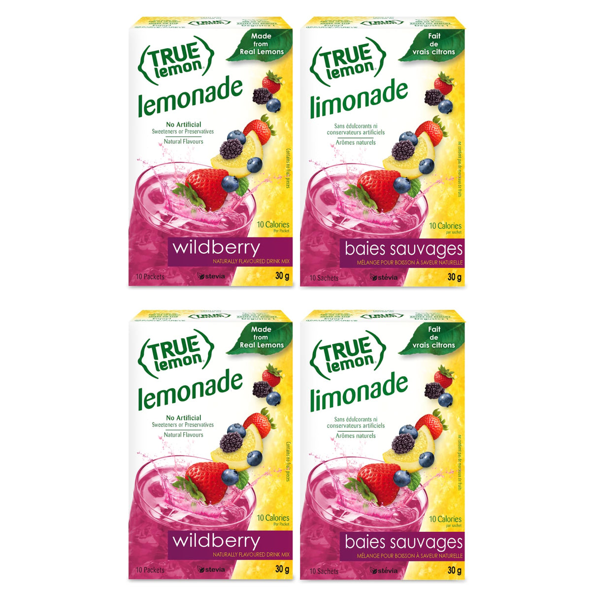True Citrus Wildberry Lemonade pack shown for on-the-go hydration.