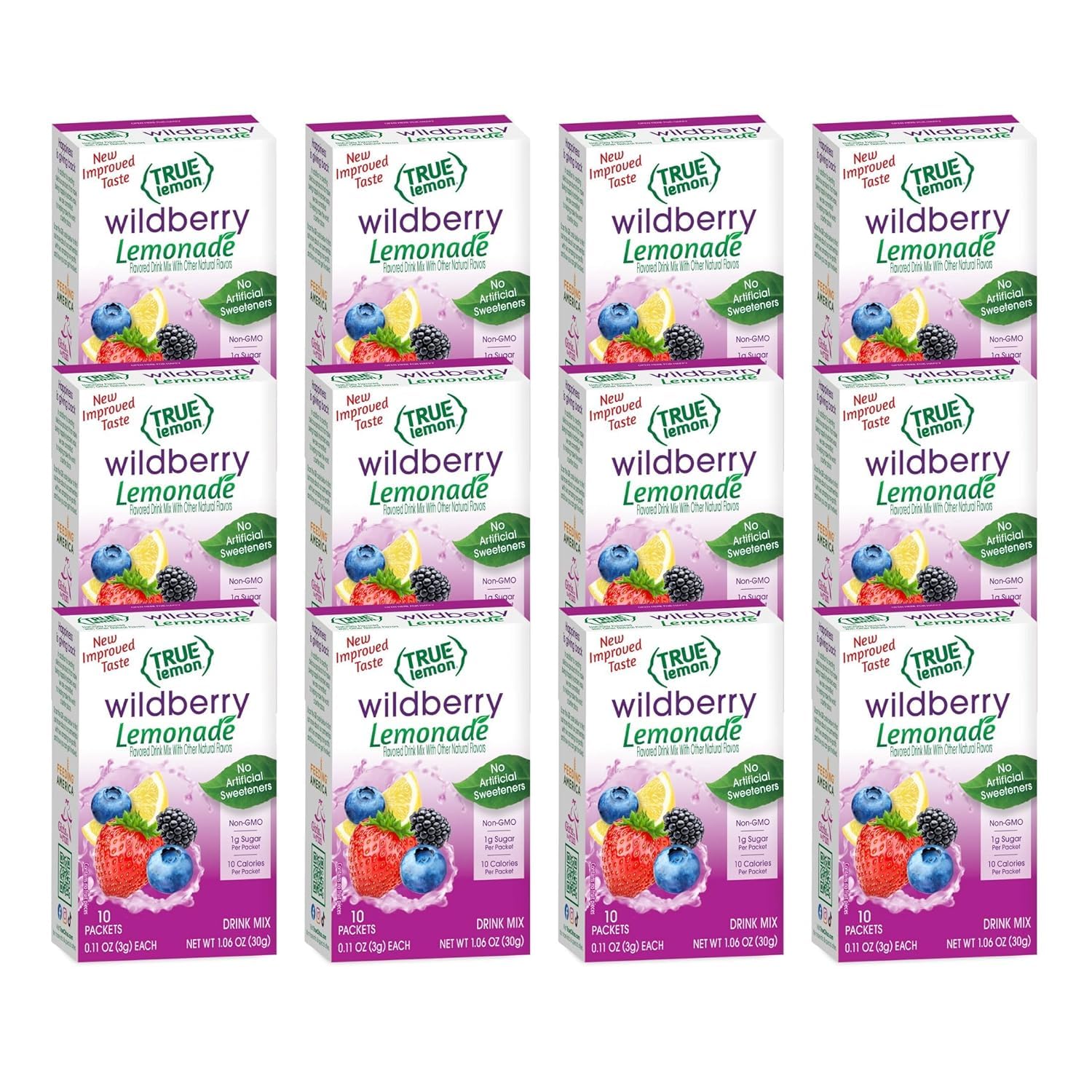 True Citrus Wildberry Lemonade packaging for convenient hydration.