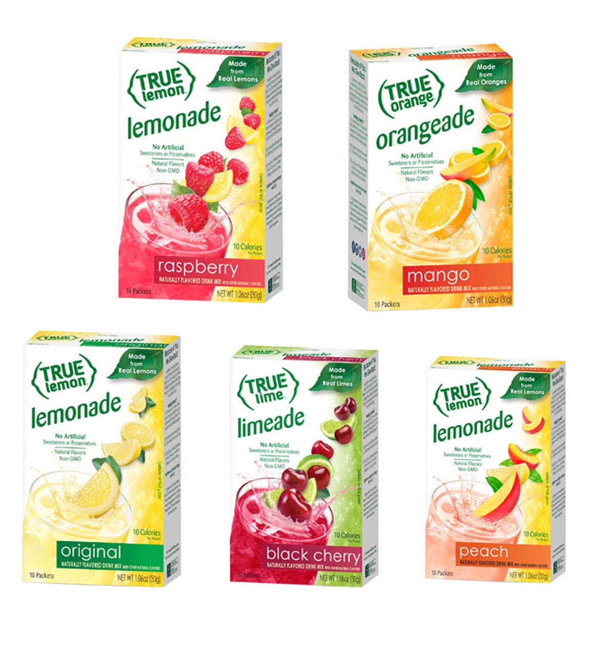True Lemon Black Cherry Limeade box, flavorful convenience for on-the-go hydration
