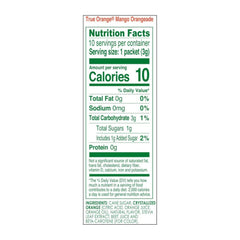 True Lemon Mango Orange Drink Mix packets open label for quick mixing.