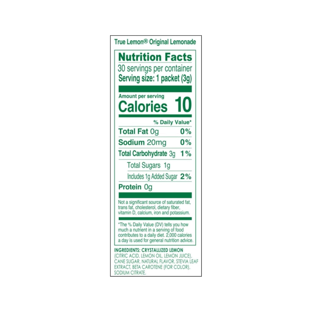 Dissolving True Lemon Original Lemonade mix in a 16 ounce water