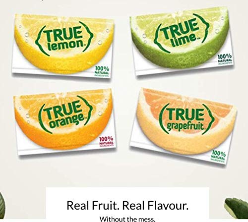 True Lime packet close-up emphasizes quick citrus notes for water