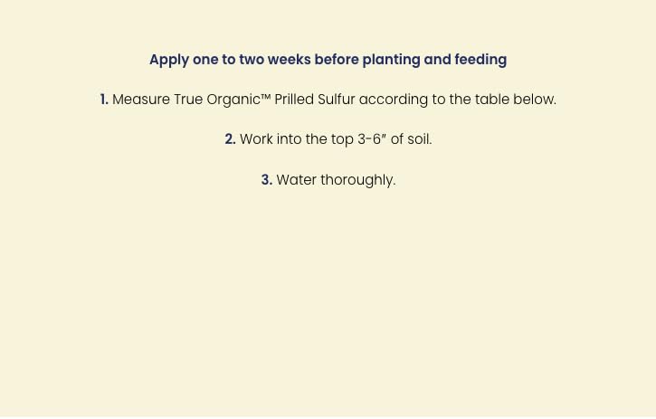 A garden bed treated with True Organic Prilled Sulfur supporting healthier soil