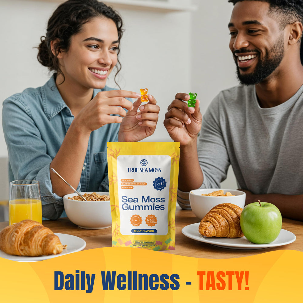 TrueSeaMoss kids-fruity gummies appeal to both adults and children.