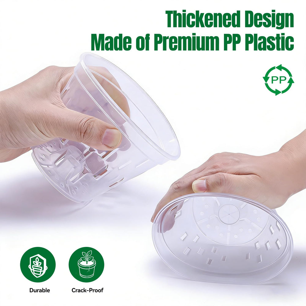 TRUEDAYS indoor-outdoor orchid pot liner compatible with decorative ceramics.