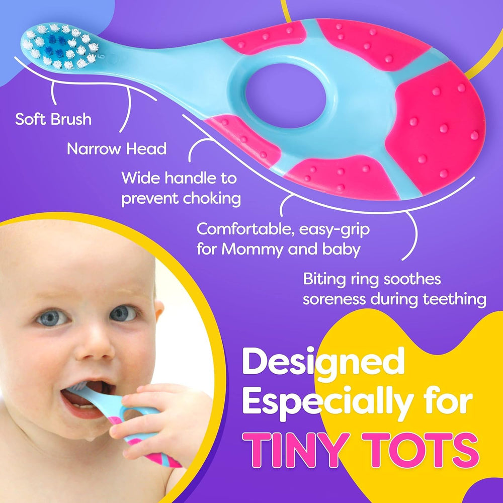 Trueocity multi-color design attracts kids while encouraging brushing time.