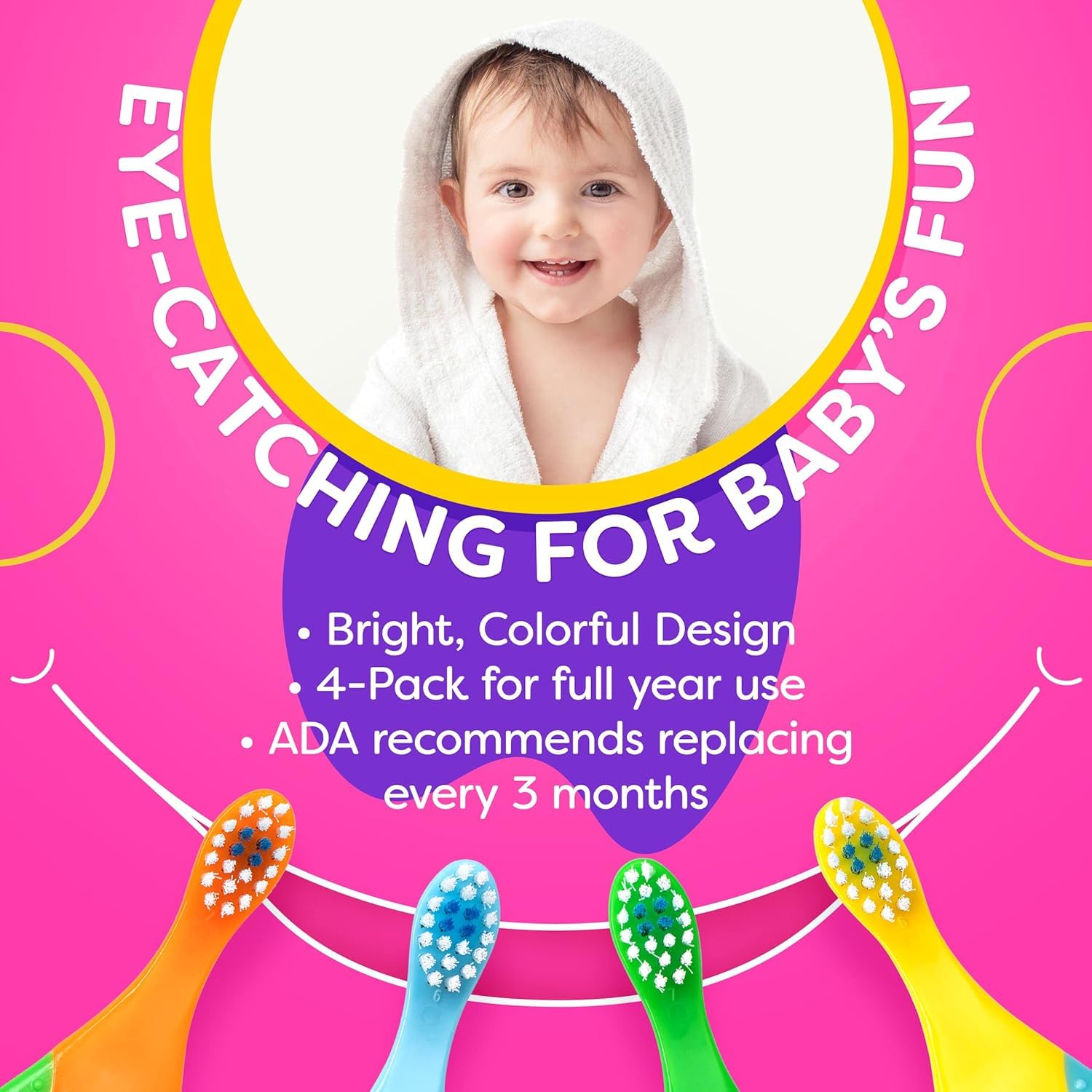 Trueocity wide body and short neck reduce gagging risk for toddlers.