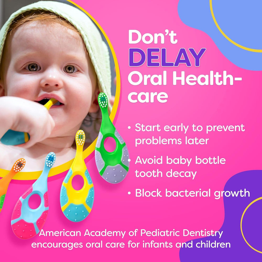 Trueocity BPA-free material ensures a safe, baby-friendly brushing experience.