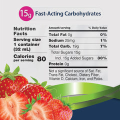 TRUEplus strawberry gel pouch in backpack, convenient for sudden energy boosts.