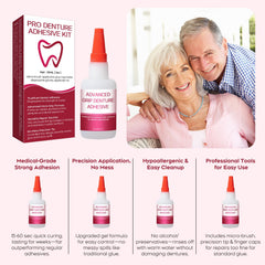 TrueRush gap-filling-denture seals tiny spaces for a smoother fit