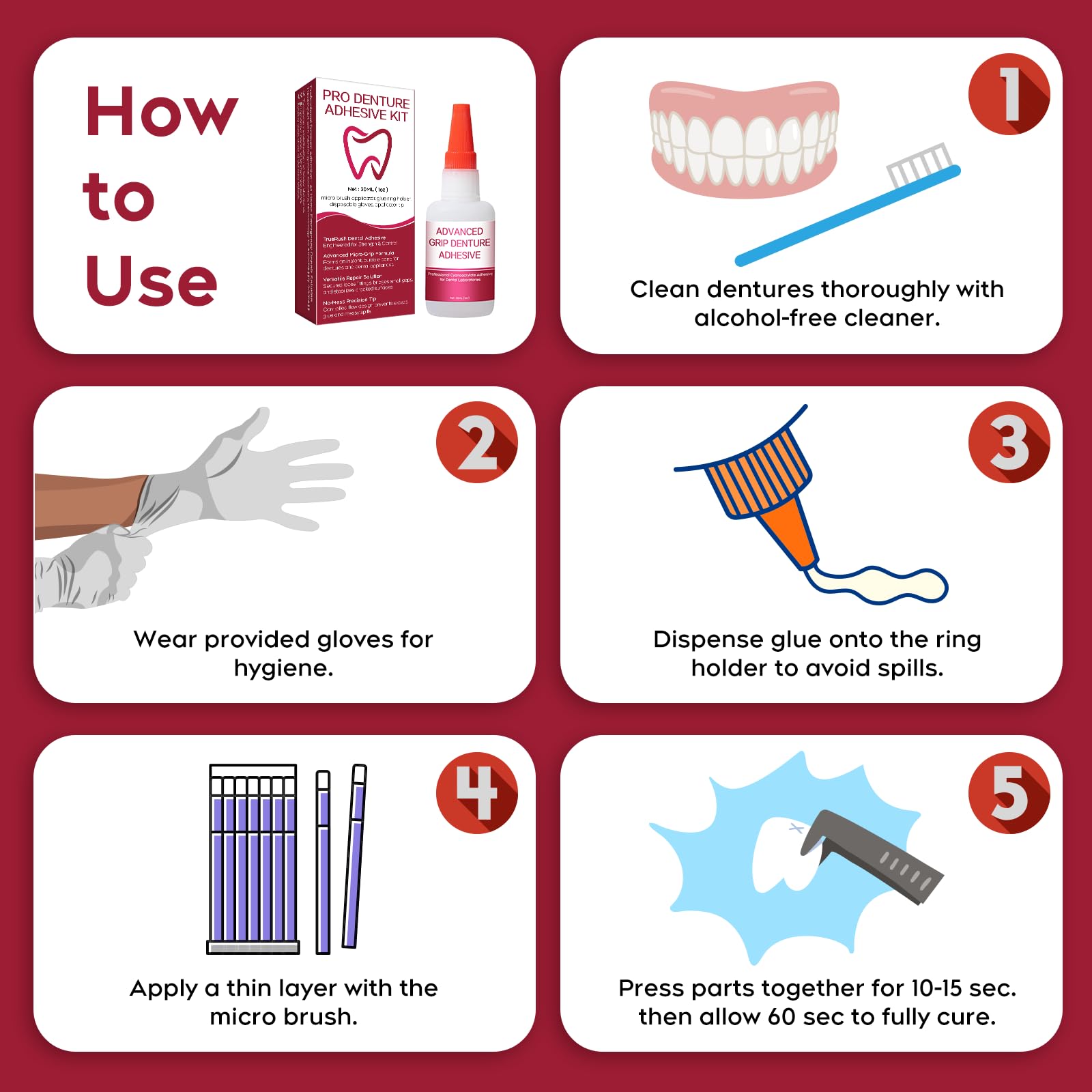 TrueRush travel-leakproof-seal keeps the adhesive secure on the go
