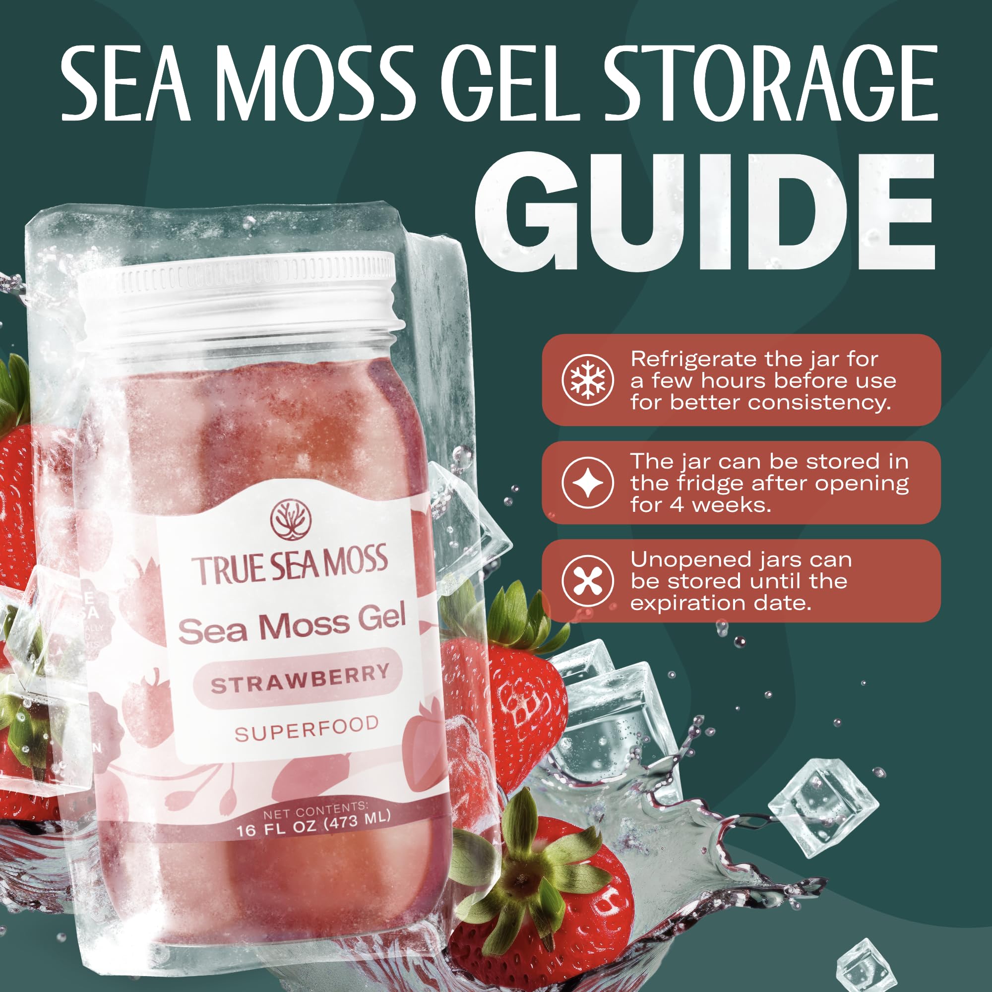 TrueSeaMoss skin-mask application showcasing mineral-rich gel benefits.