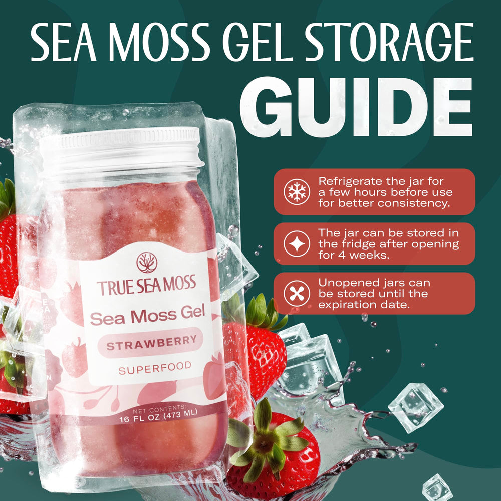TrueSeaMoss skin-mask application showcasing mineral-rich gel benefits.