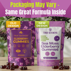TrueSeaMoss elderberry extract visual highlighting flavorful daily routine.