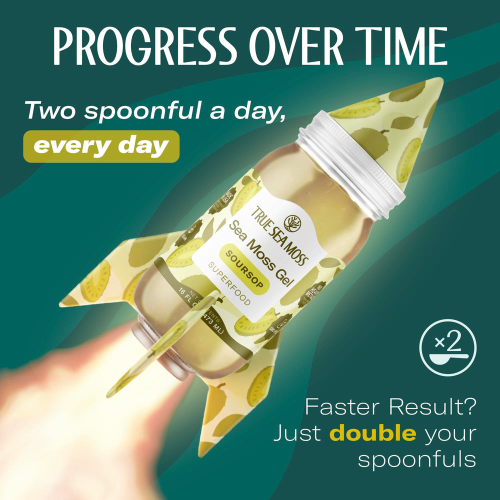 Refrigerated TrueSeaMoss gel stays fresh for up to four weeks.