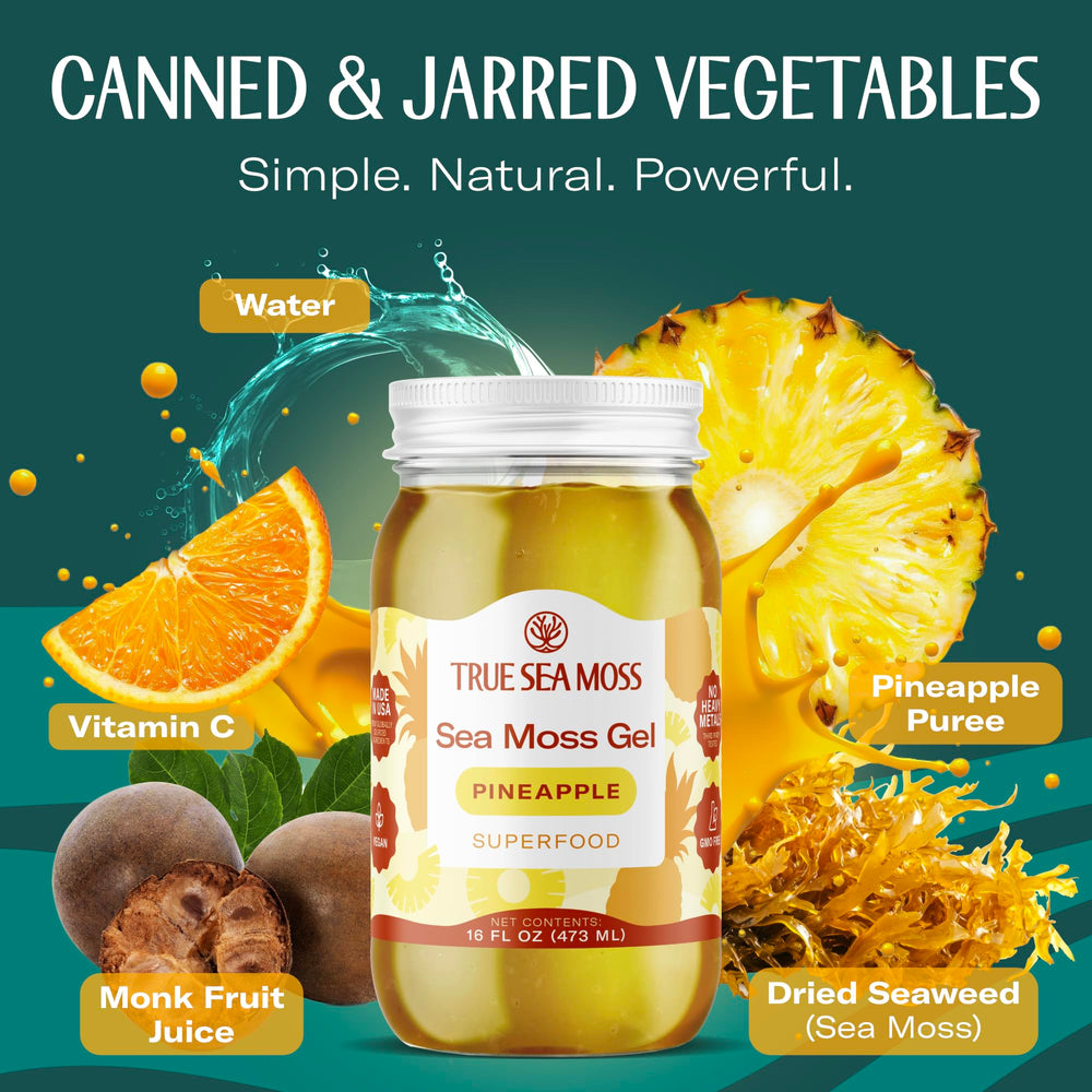 TrueSeaMoss sea moss gel label variation reflects batch-specific packaging