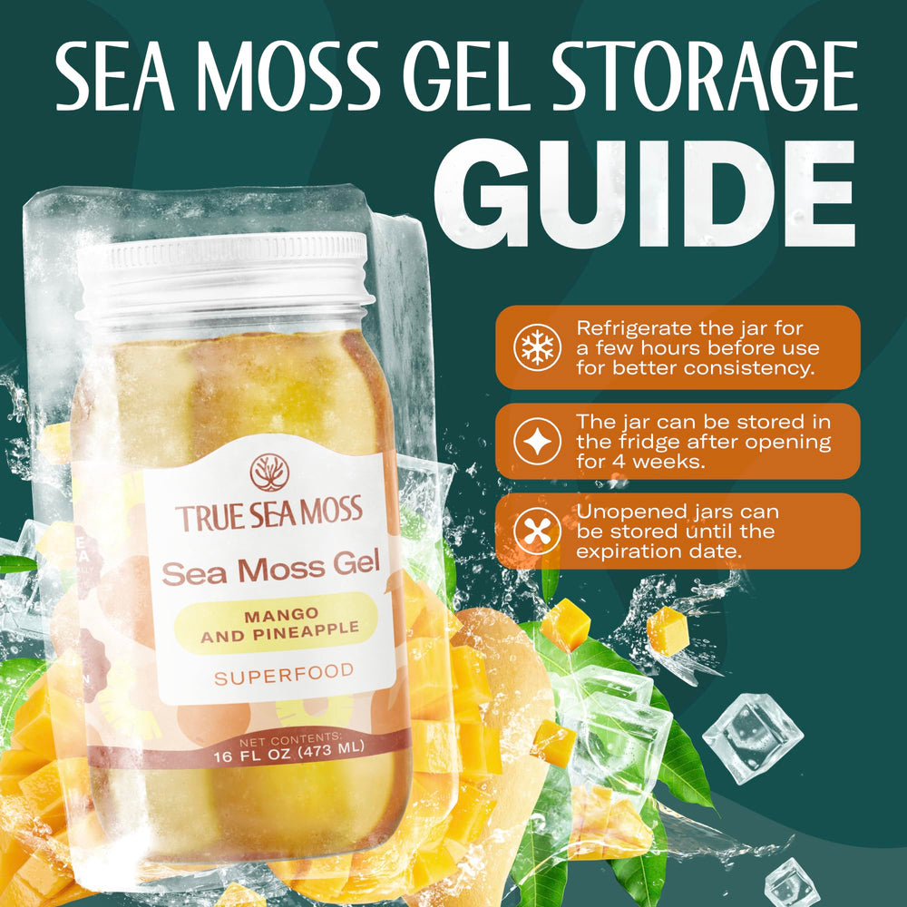 Gel being added to a smoothie or tea for easy daily use