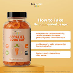 TruHeight gummies orange pieces appealing to picky eaters.