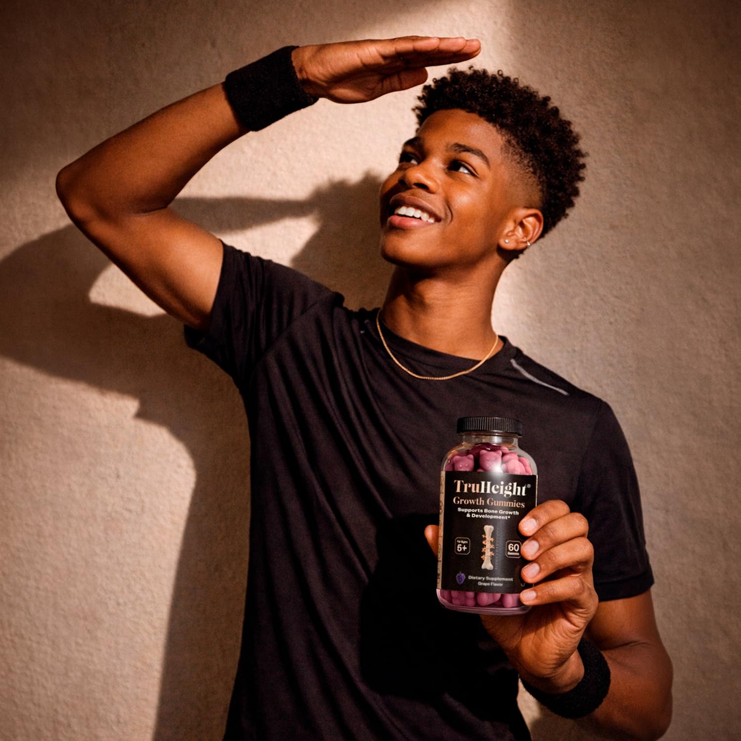 TruHeight daily-dose chew for easy, kid-friendly intake.