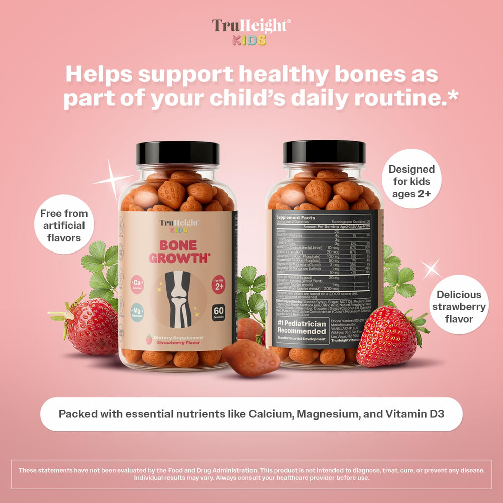 Serving spoon with gummies illustrates kid-friendly portion control and convenient daily routine.