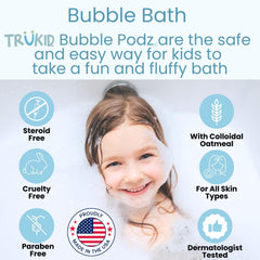 TruKid Bubble Podz USA-made formula for daily use.