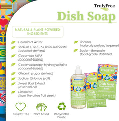 Plant-based ingredients emphasize gentle yet effective cleaning.