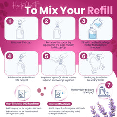 Truly Free four-pack refill display emphasizes waste-minimizing packaging